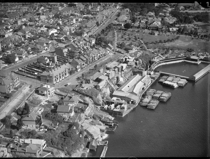 The baths from the air