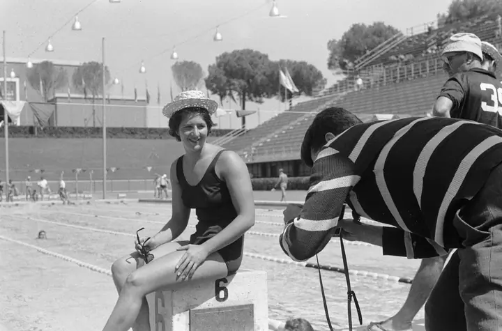 Dawn Fraser at the Rome Olympics