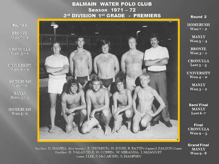 First grade premiers, 1971-72