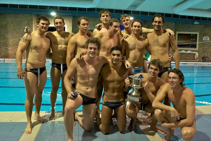 Men's first grade with trophy